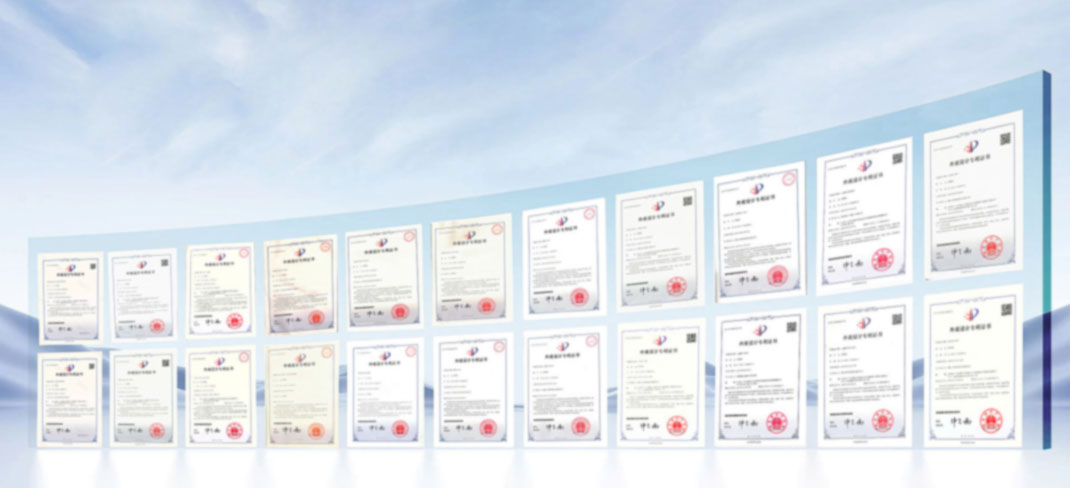 4 项外观设计专利 + 209 项实用新型专利